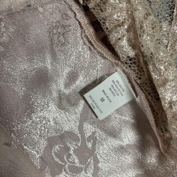 Vintage‎ Studio VK Blouse Kimono Women’s Size M Sheer Floral Lace Coquette Style - Picture 13 of 14